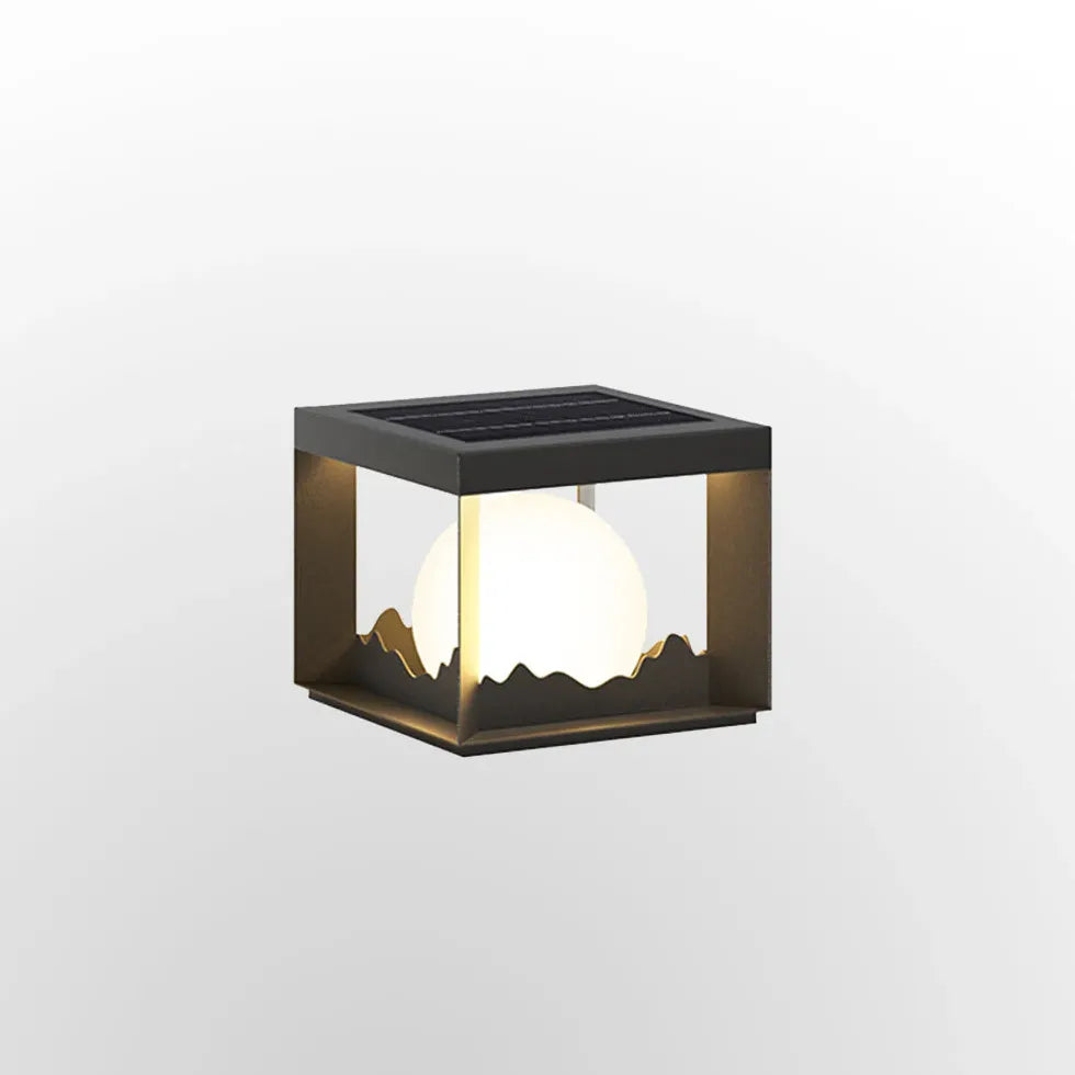 Mountain Design Landscape Outdoor Pillar Lights