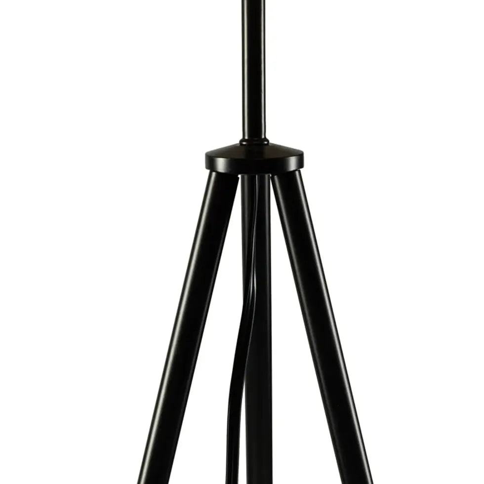 Rattan Cylinder Minimalist Tripod Floor Lamp