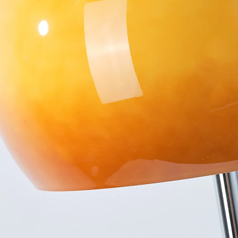 Orange Sphere Warm Light Floor Lamp