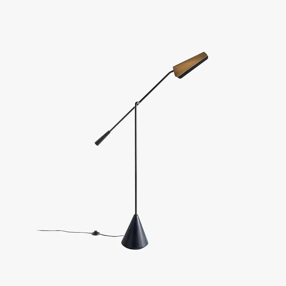 Adjustable Folding Minimalist Modern Black Floor Lamp