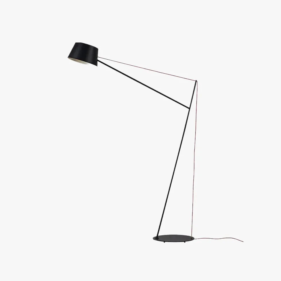 Foldable Black Minimalist Plug-in Modern Floor Lamp