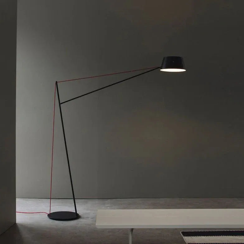 Foldable Black Minimalist Plug-in Modern Floor Lamp