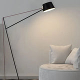 Foldable Black Minimalist Plug-in Modern Floor Lamp