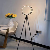 Minimalist Ring Tripod Floor Lamp