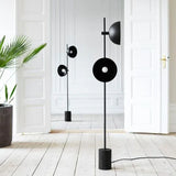 Black Hemispherical Minimalist Modern Floor Lamp