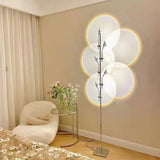 Slender Stand Floor Lamp with Shadow Decoration