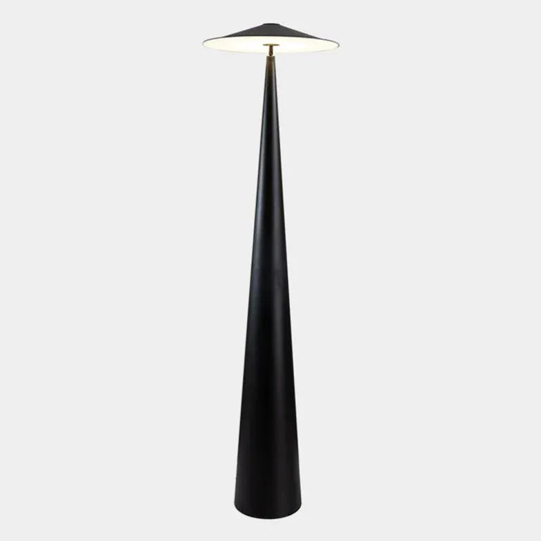 Large Black Mushroom Design Modern Floor Lamp