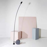 Small Round Minimalist Modern Arched Floor Lamp