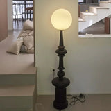 White Globe Vintage Classic Floor Lamp