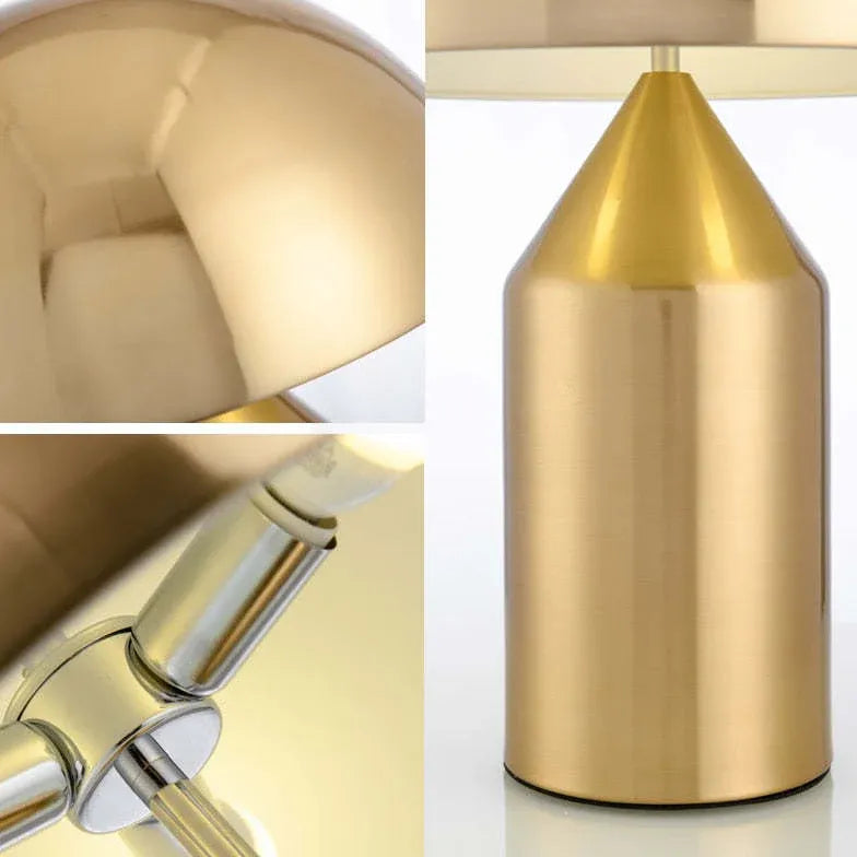 Gold Mushroom Design Modern Table Lamp