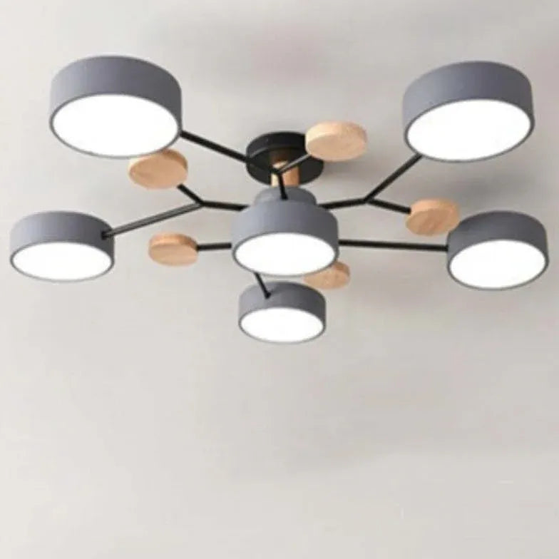 Green Bracket Modern Flush Ceiling Lights