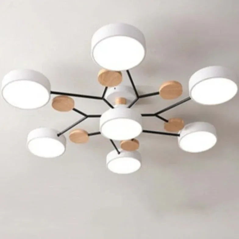 Green Bracket Modern Flush Ceiling Lights