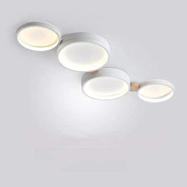 Green Plane LED Modern Flush Ceiling Lights