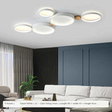 Green Plane LED Modern Flush Ceiling Lights