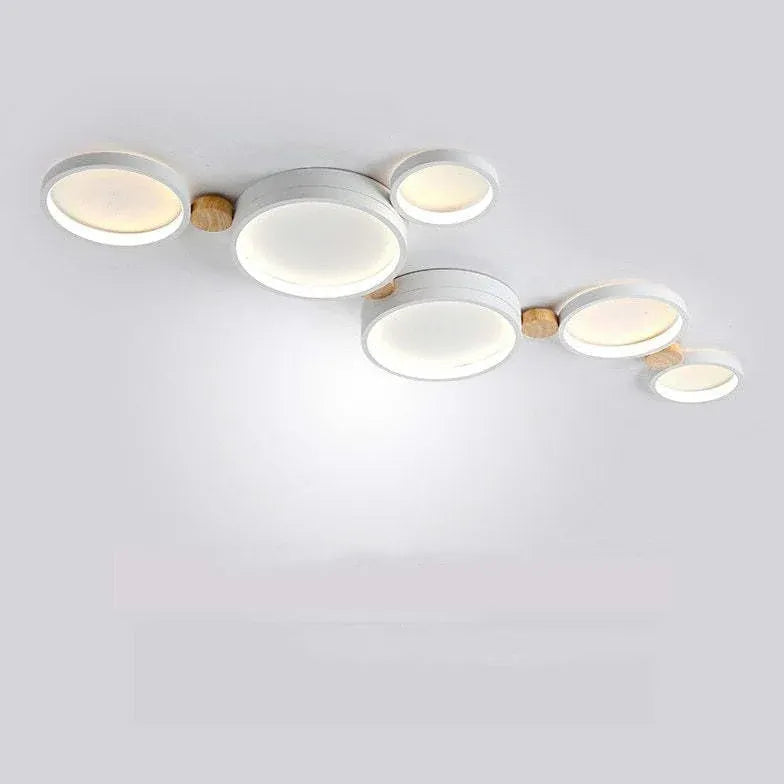 Green Plane LED Modern Flush Ceiling Lights