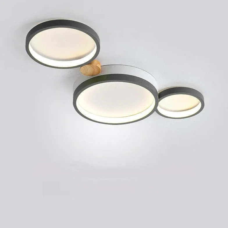 Green Plane LED Modern Flush Ceiling Lights