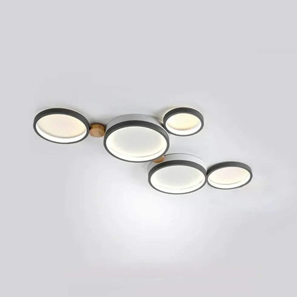 Green Plane LED Modern Flush Ceiling Lights