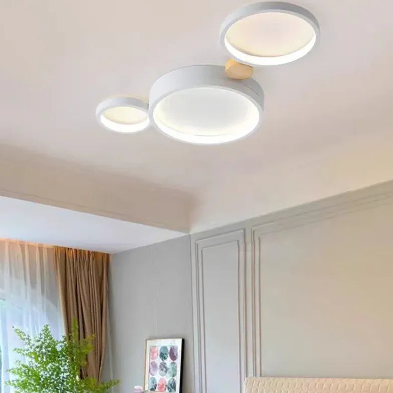 Green Plane LED Modern Flush Ceiling Lights