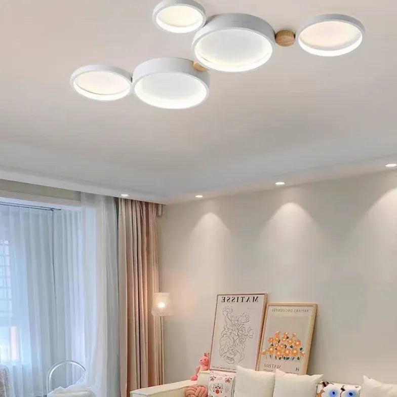 Green Plane LED Modern Flush Ceiling Lights