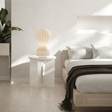 White Double-Ball Design Minimalist Table Lamp