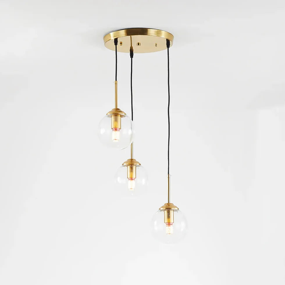 Semi-Transparent Glass Single-Head Minimalist Pendant Light