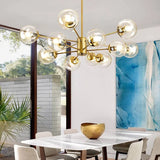 Glass Ball Multi-Head Modern Luxury Pendant Light