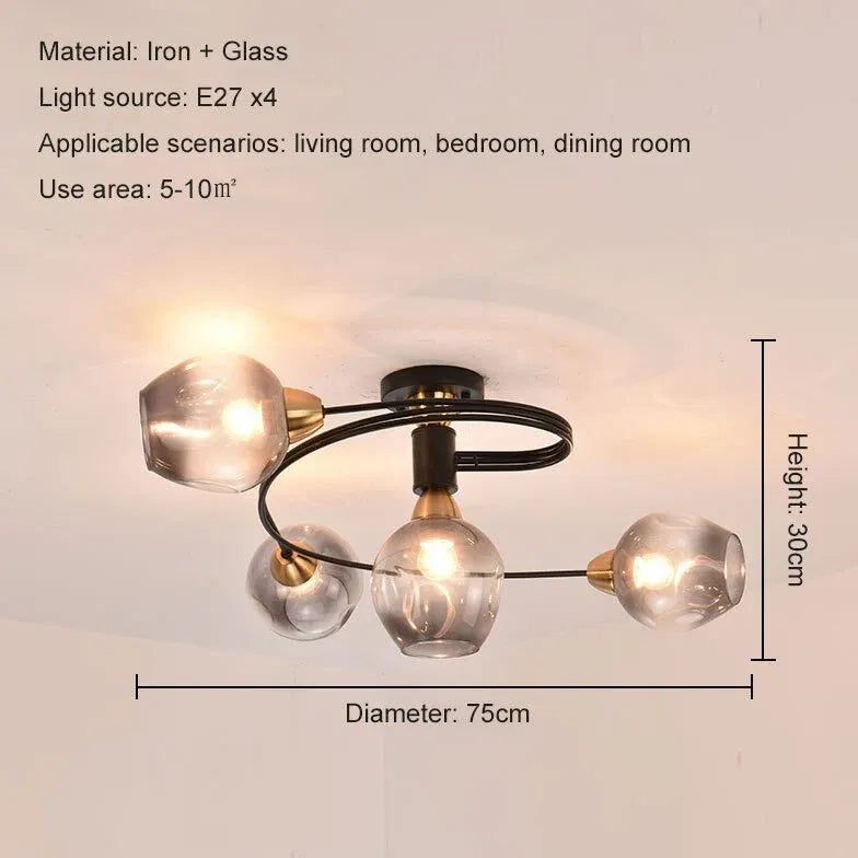 Extension Of Transparency Modern Ceiling Lights