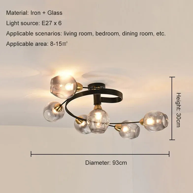 Extension Of Transparency Modern Ceiling Lights