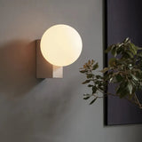 Milk White Globe Glass Modern Wall Lights