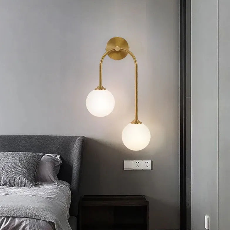 modern brass wall lights indoor