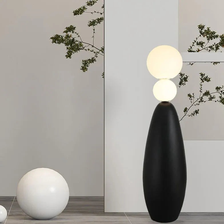 Two-Tone Multi-Sphere Modern Design Floor Lamp