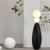 Two-Tone Multi-Sphere Modern Design Floor Lamp