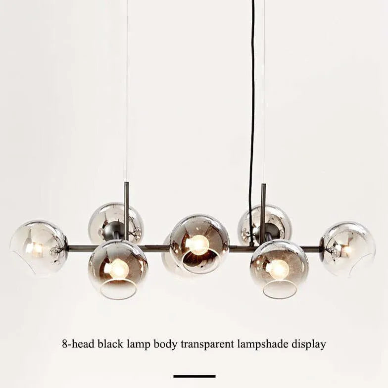 Clear Glass Multi-Ball for Living Room Pendant Light