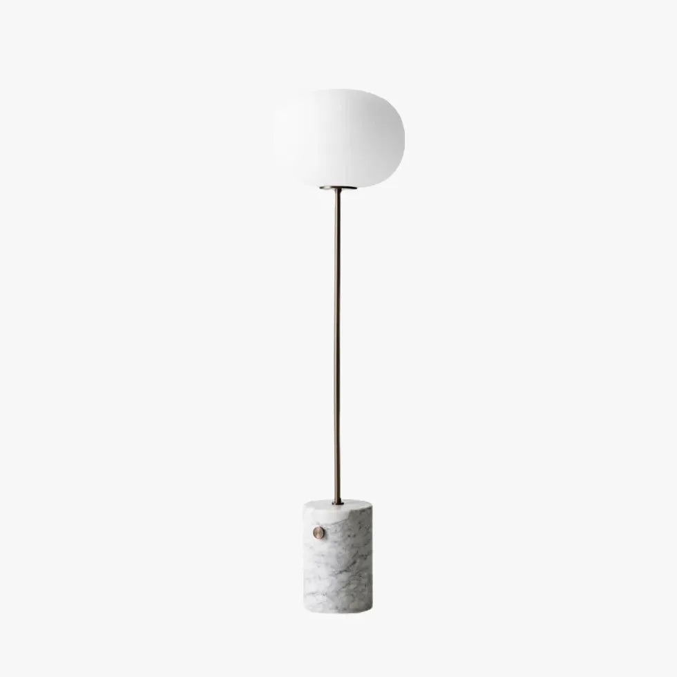 Oval White for Living Room Floor Lamp