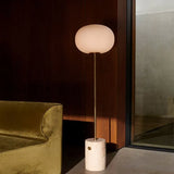 Oval White for Living Room Floor Lamp