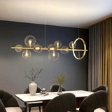 Linear Large Light Bulb Modern Chandelier