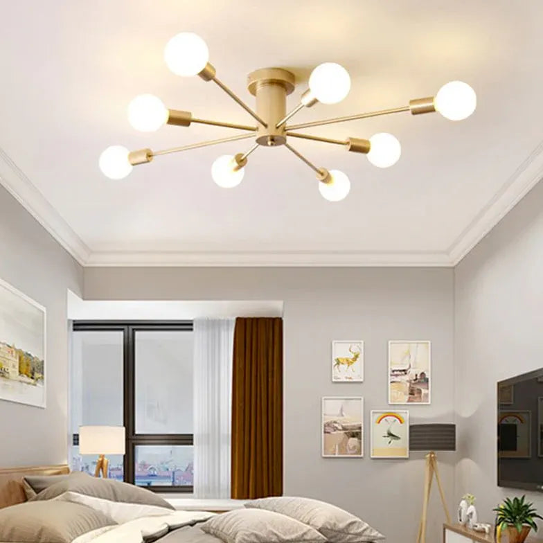 Light Industry Wind LED Flush Ceiling Lights