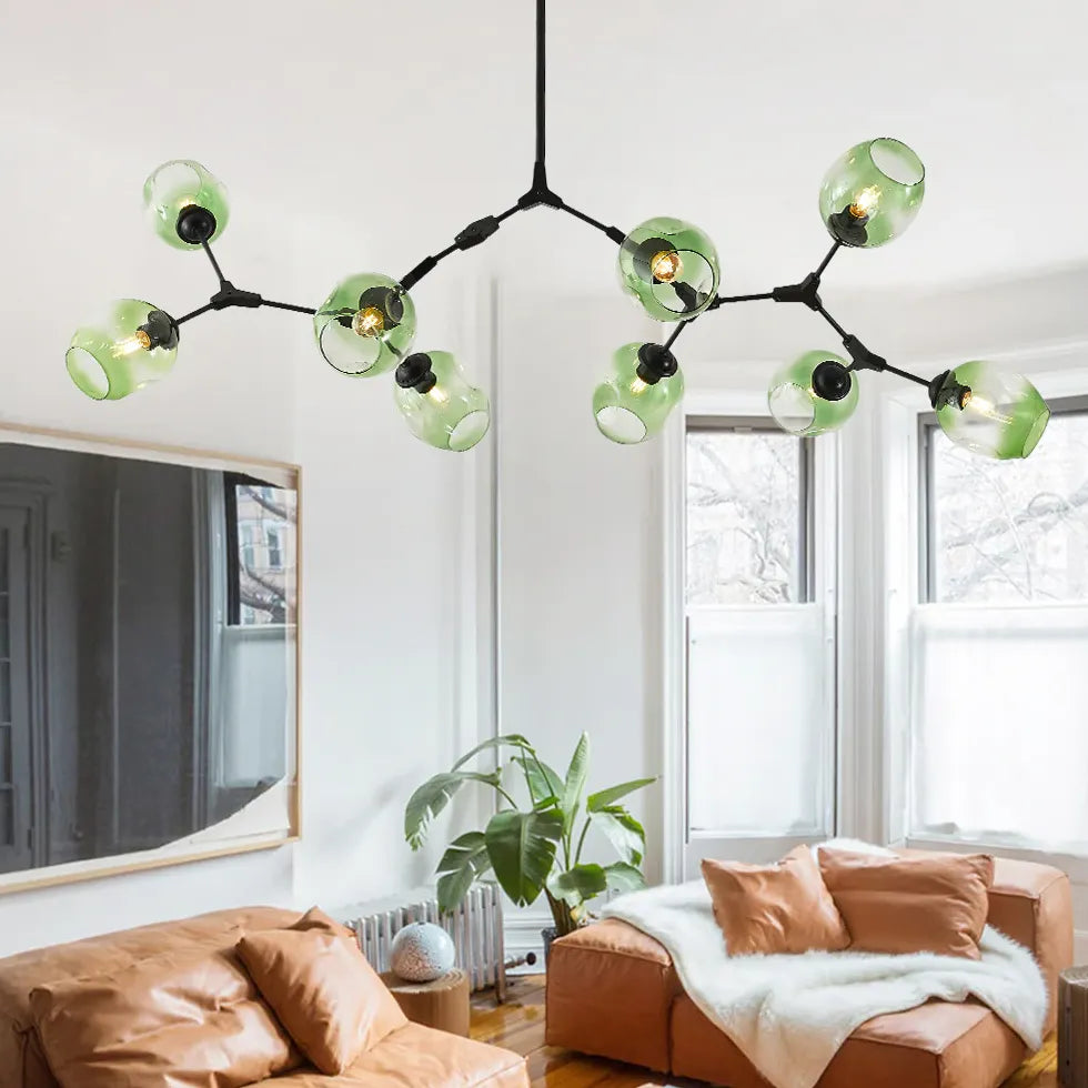 Transparent Glass Ball Modern Minimalist Chandelier