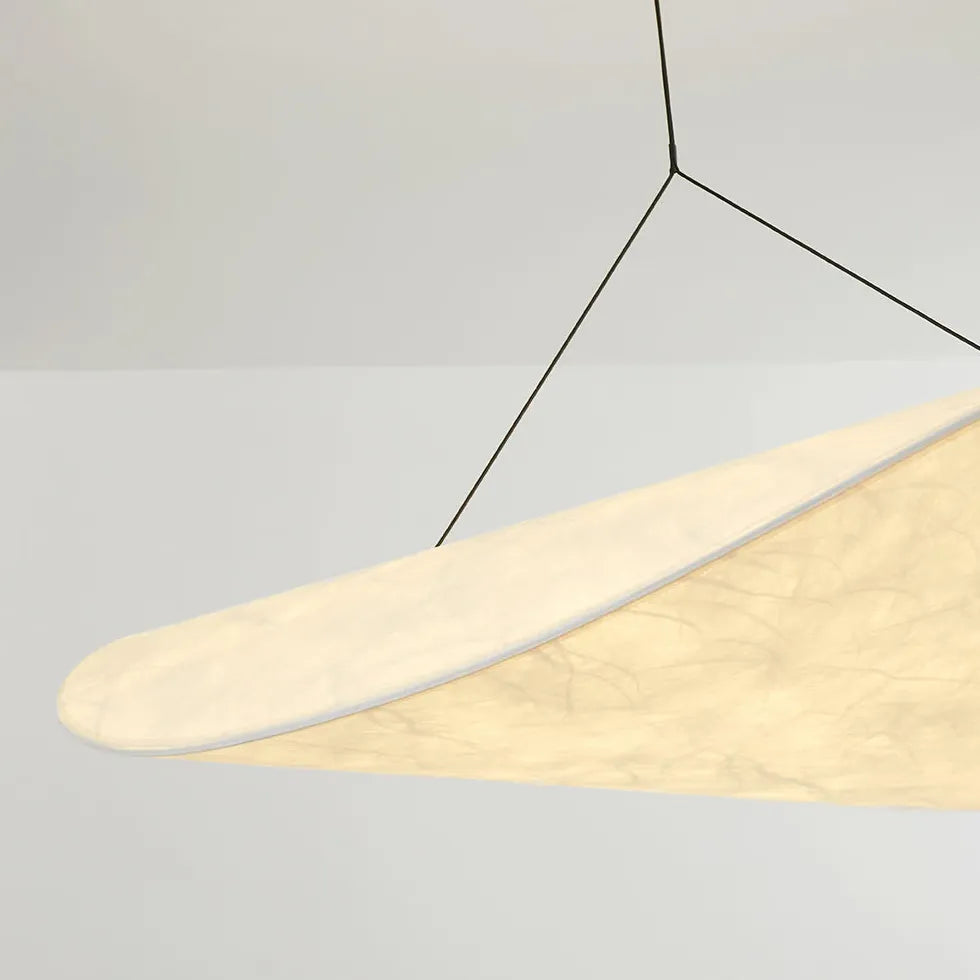 Silk Oval Minimalist Modern Pendant Light