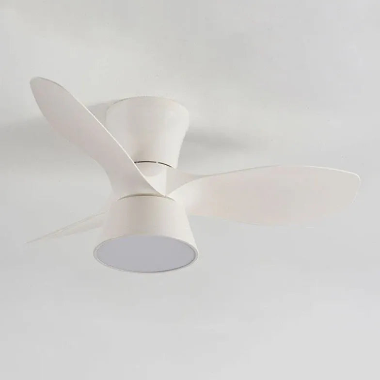 Three-Blade Minimalist Ceiling Fan with Light