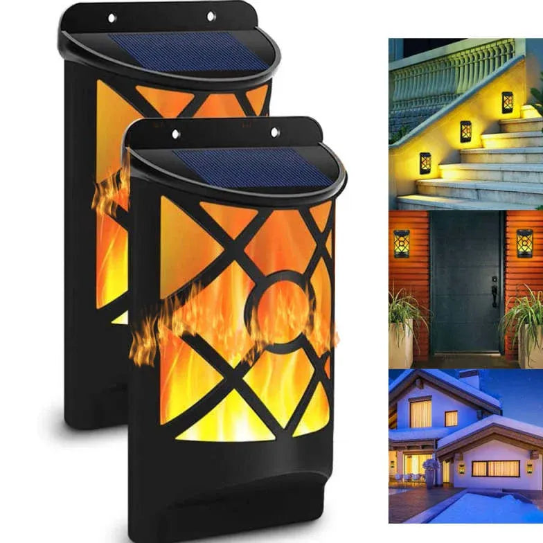 Rechargeable LED Outdoor Solar Powered Wall Light