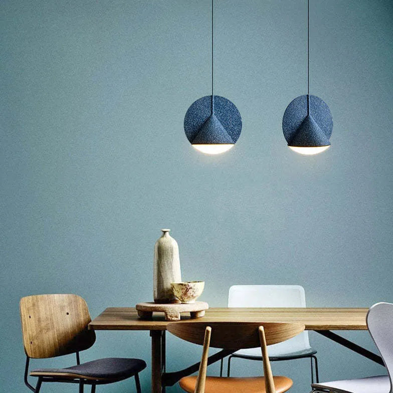 Conical Granular Texture Modern Pendant Light