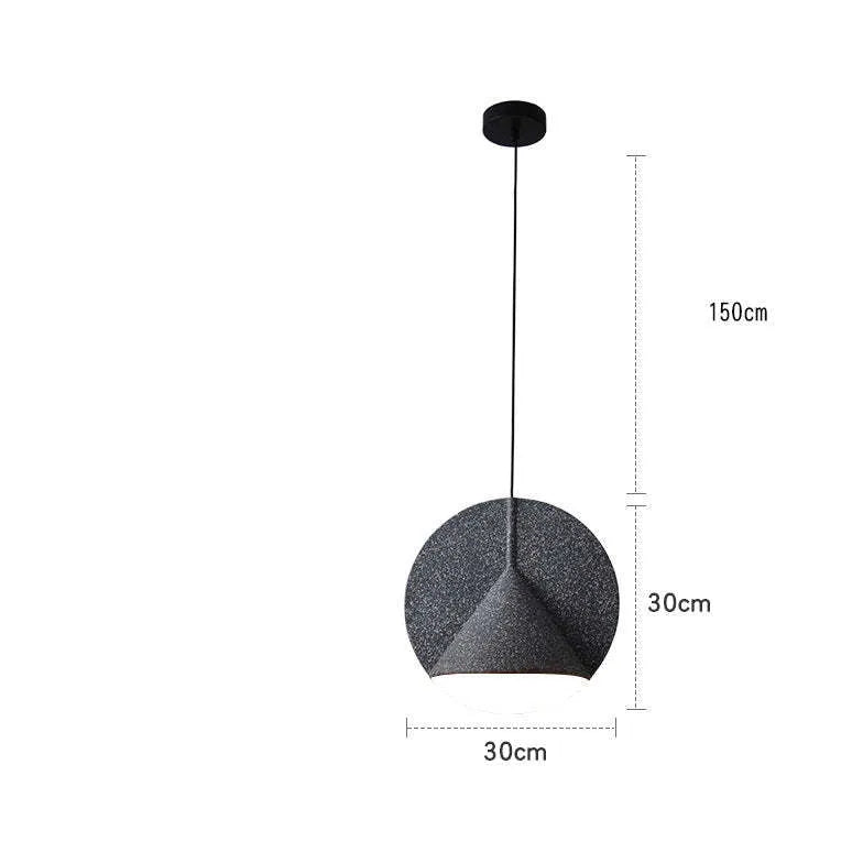 Conical Granular Texture Modern Pendant Light