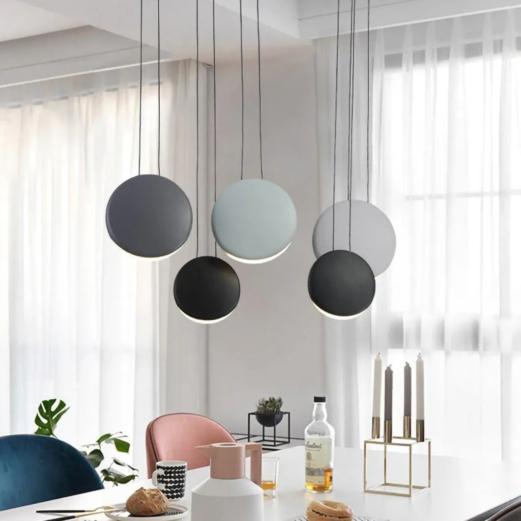 Disc Minimalist for Dining Room LED Pendant Light